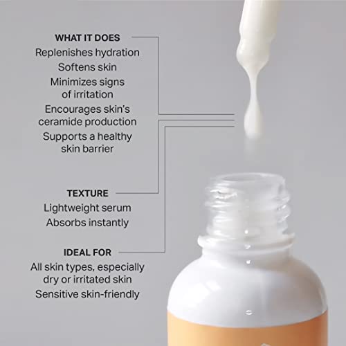 🌿💧 Cocokind Ceramide Serum | Hydrating Face Serum for All Skin Types | Ceramides, Squalane & Lactic Acid for Barrier Repair - Vegan 💧🌿