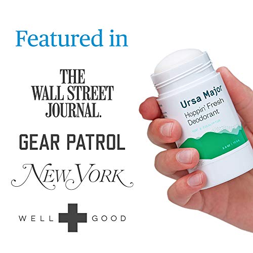 🌿🌟 Ursa Major Hoppin' Fresh Deodorant | Natural, Aluminum-Free for Men and Women - 2.9 ounces 🌟🌿
