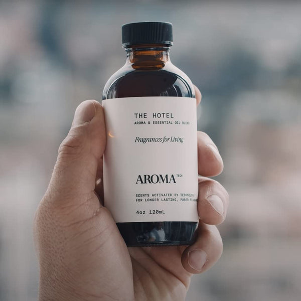🌿🏨 AromaTech The Hotel Aroma Essential Oil Blend | Eucalyptus & Lemon Aromatherapy Diffuser Oil - 4 fl oz, 120 mL 🏨🌿