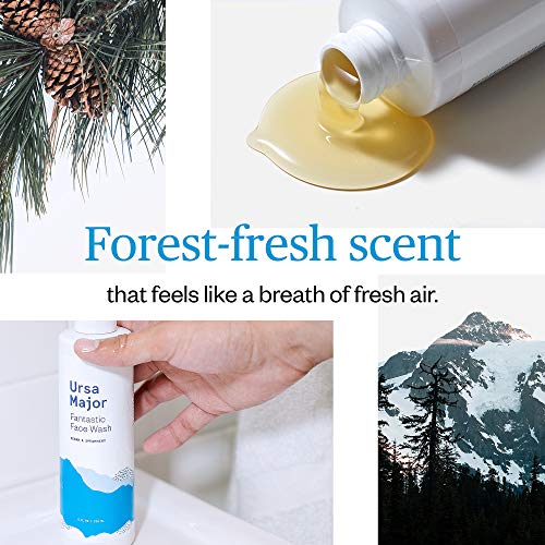 🍃💦 Ursa Major Fantastic Face Wash | Natural & Vegan Foaming Facial Cleanser for Men & Women - 8 ounces 💦🍃