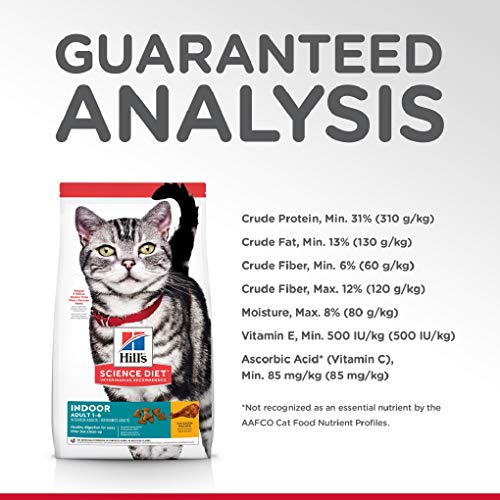 🐾 Hill's Science Diet Adult Indoor Chicken Recipe Dry Cat Food, 15.5 lb. Bag 🍗🐱