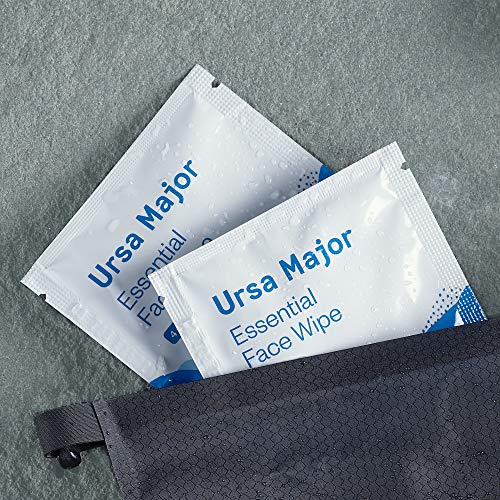🌿✨ Ursa Major Essential Face Wipes - Natural, Biodegradable, Cruelty-Free - 20 Count ✨🌿