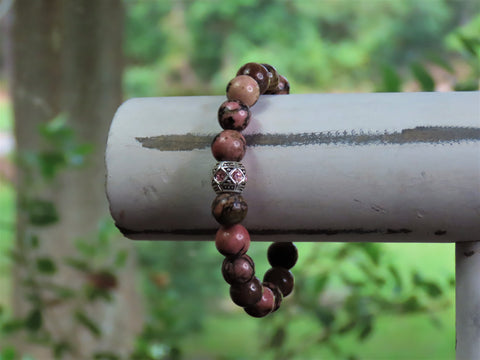 Resilient Roots - Custom Rhodochrosite Healing Bracelet
