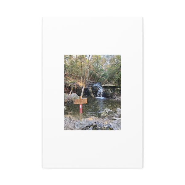 Cascade Serenity - Georgia’s Natural Falls Canvas Print