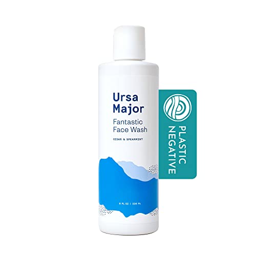 🍃💦 Ursa Major Fantastic Face Wash | Natural & Vegan Foaming Facial Cleanser for Men & Women - 8 ounces 💦🍃